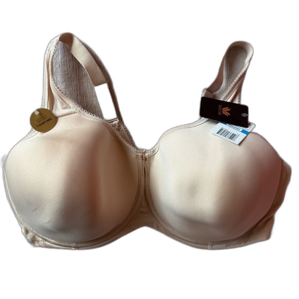 NWT Wacoal T Shirt Bra 40DDD Underwire Lightweight Breathable Nude
